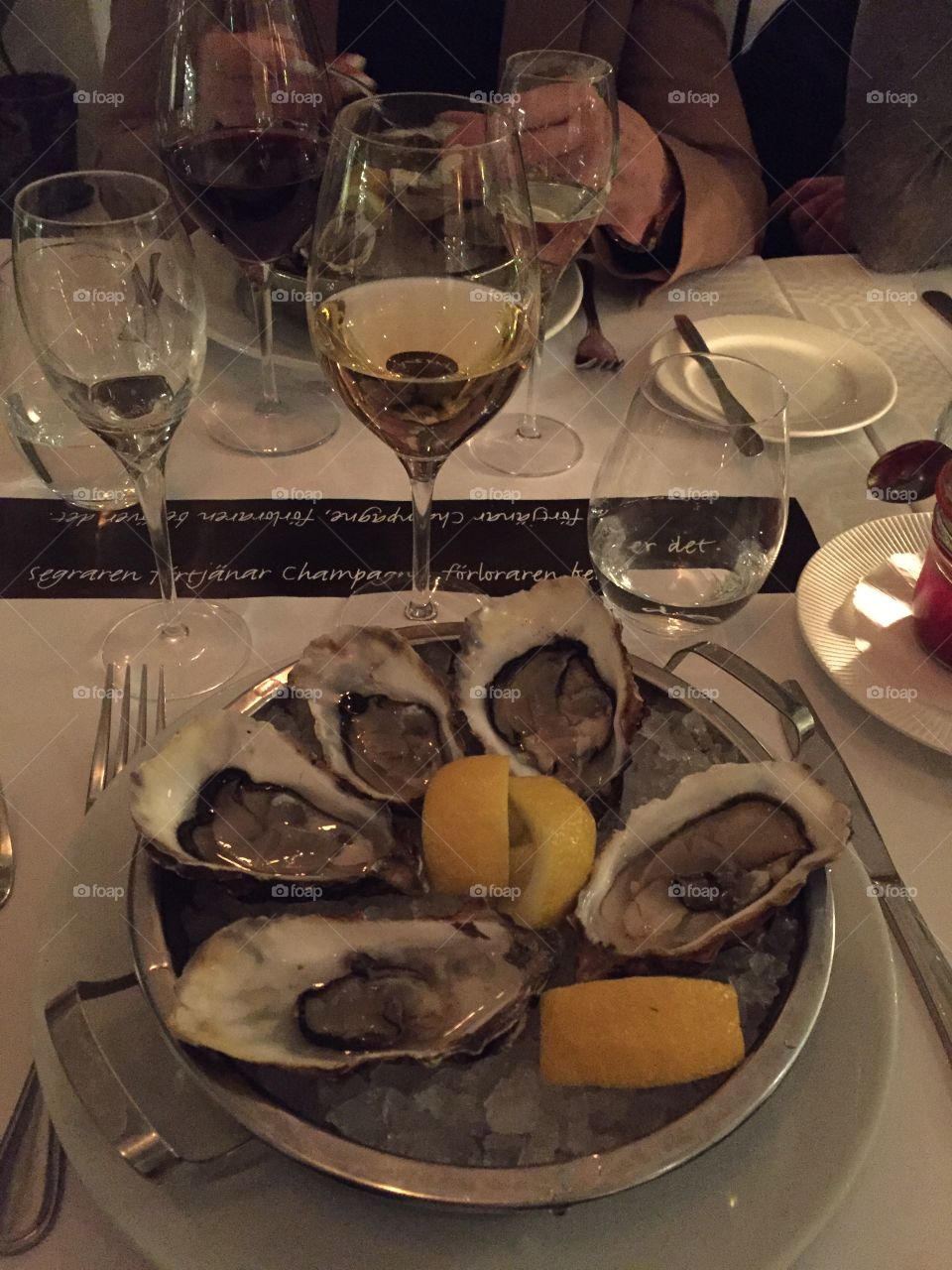 Oyster dinner