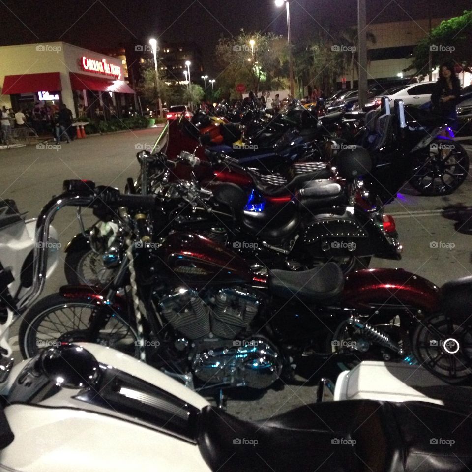 Motorcycle Meet Up in Miami