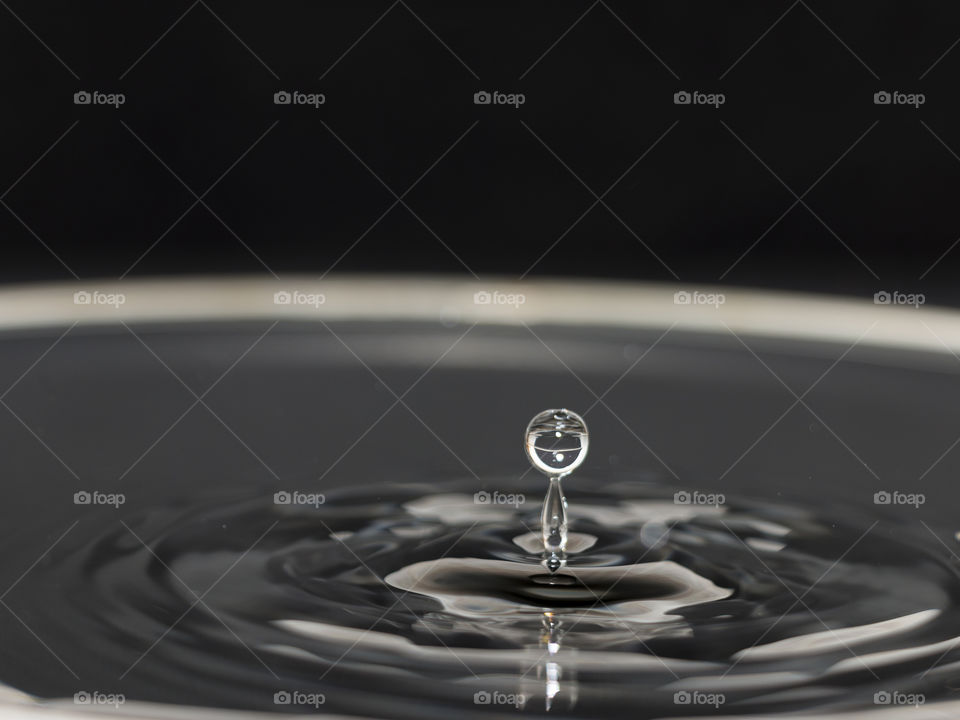 Water drop ripples