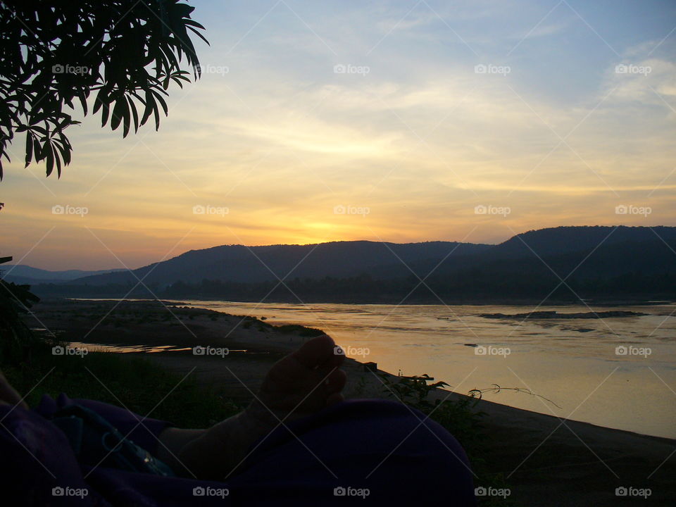 Sunset, Water, Beach, Dawn, No Person