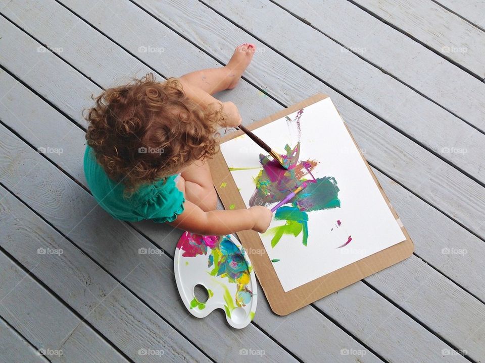 Child Painting