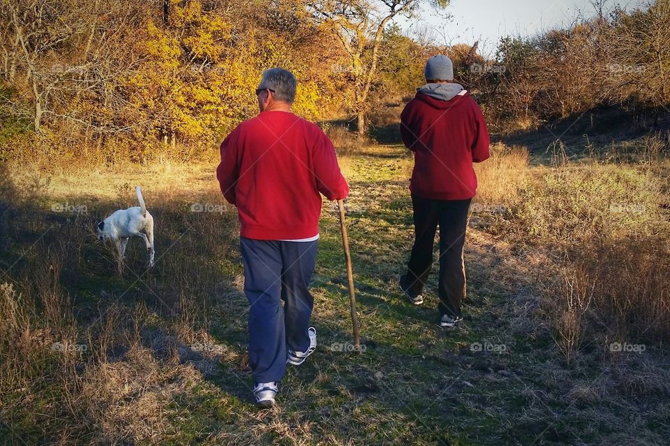 Hiking in the fall