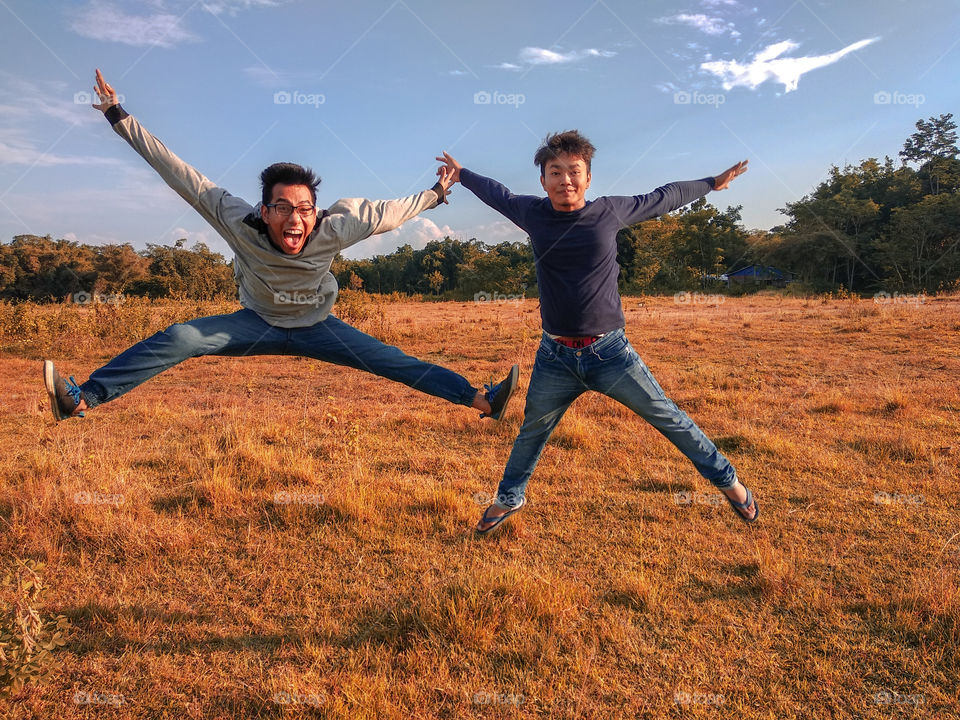 Enjoying fun in life