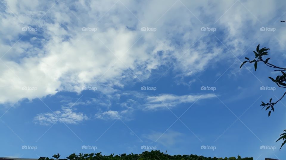 Beautiful sky and cloud in the sky