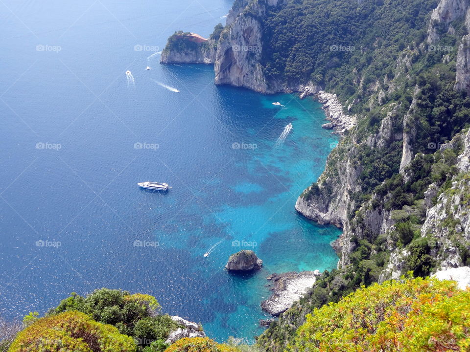 seascape in Capri