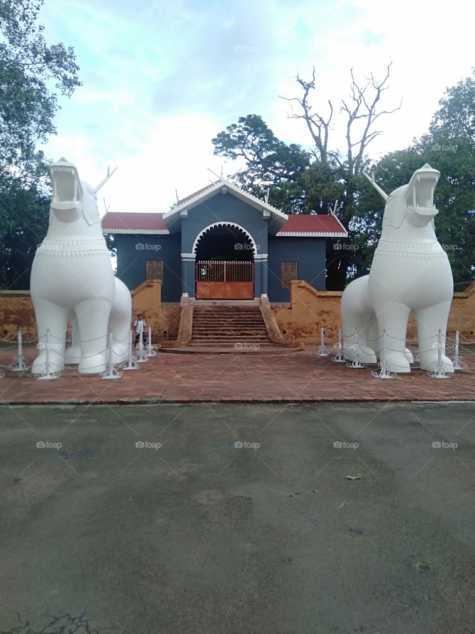 KANGLA  SHA ( Kangla Animals) inside the Kangla, an ancient palace of the Meitei Kingdom, in the heart of the Imphal City, the  capital of Manipur, a state in India.