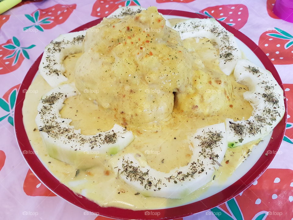 Cauliflower with Cheess