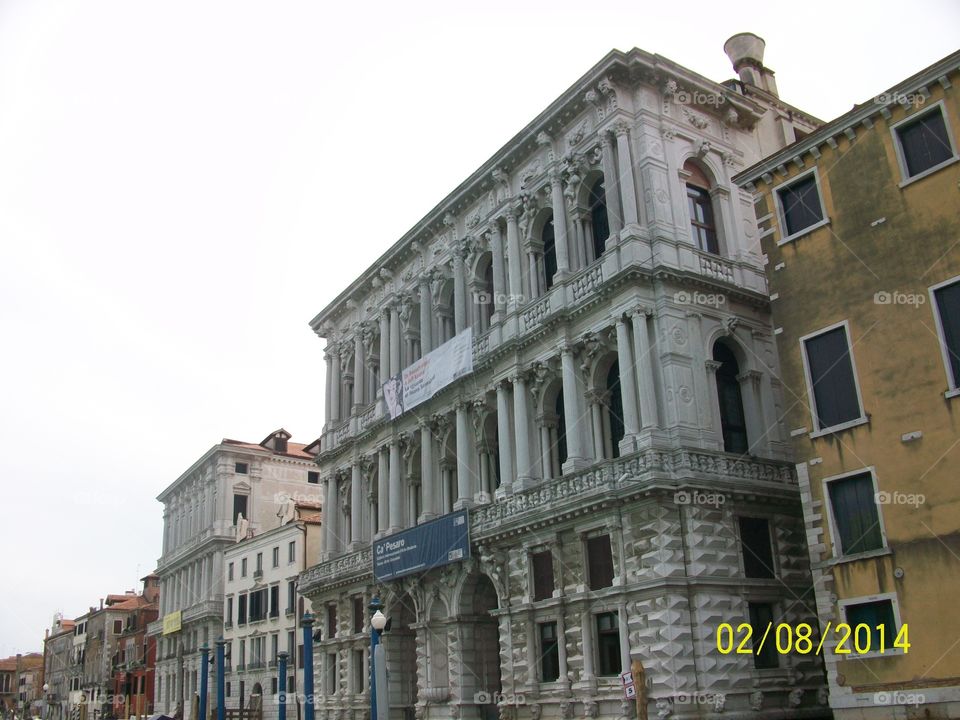 Venetian architecture from the Grand Canal