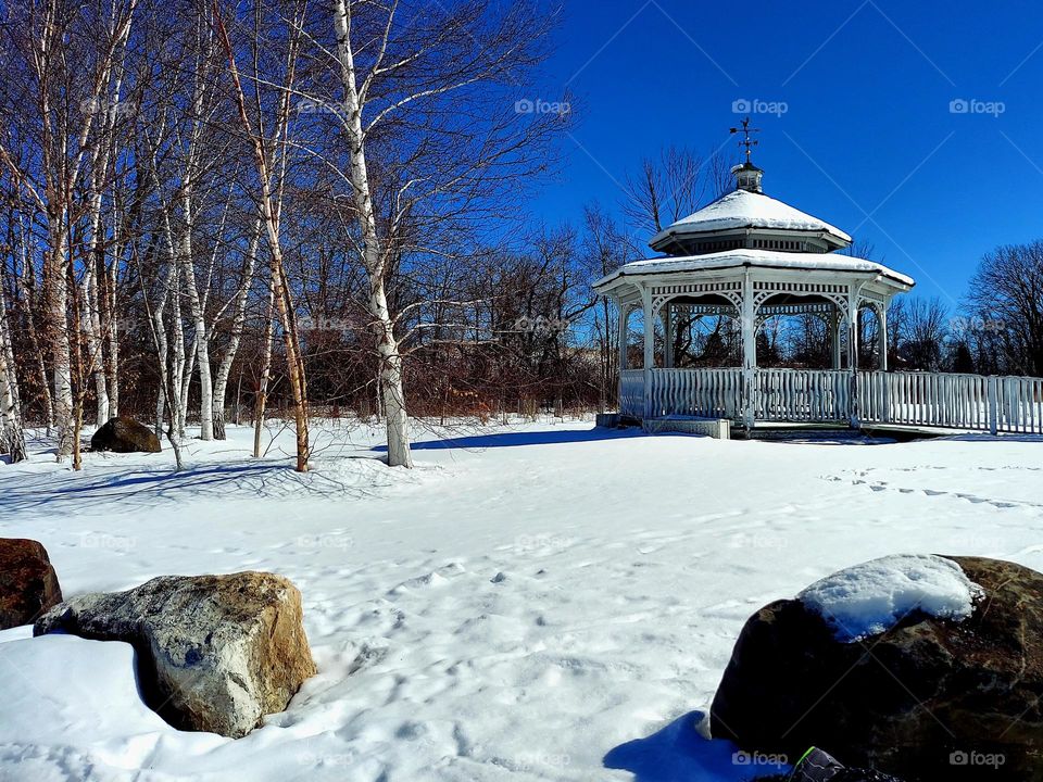 Gazebo in Winter