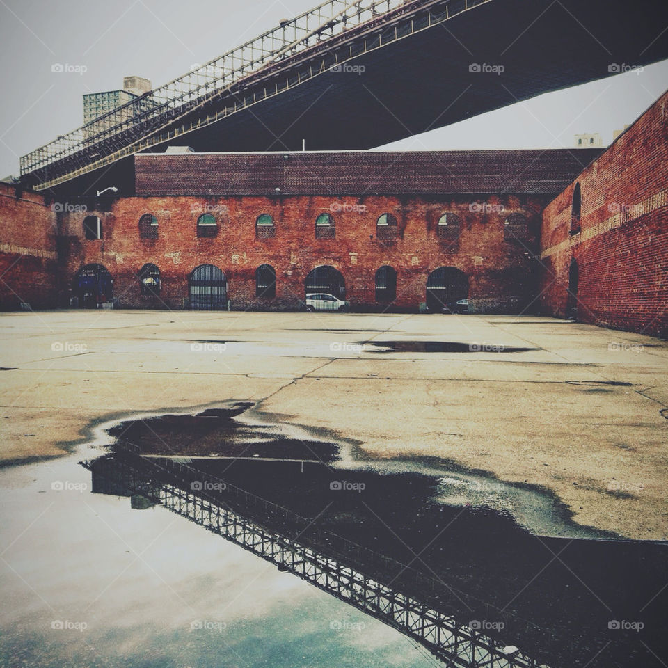 bridge new york abandoned warehouse by darrellalonzi