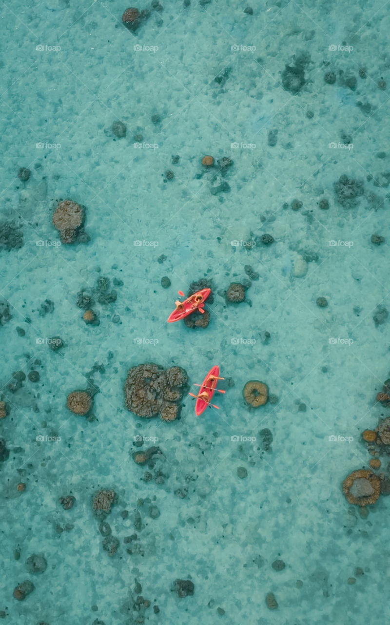 Kayaking somewhere in the Philippines