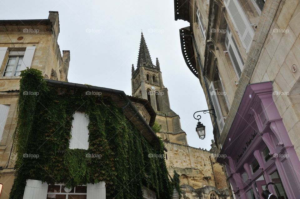  View from  a historic village