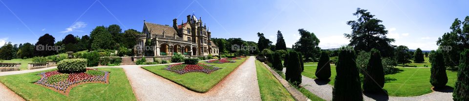 Gothic. Gothic stately home 