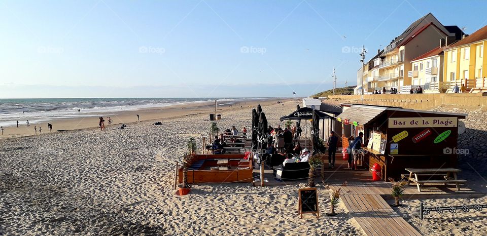 bar sur la plage