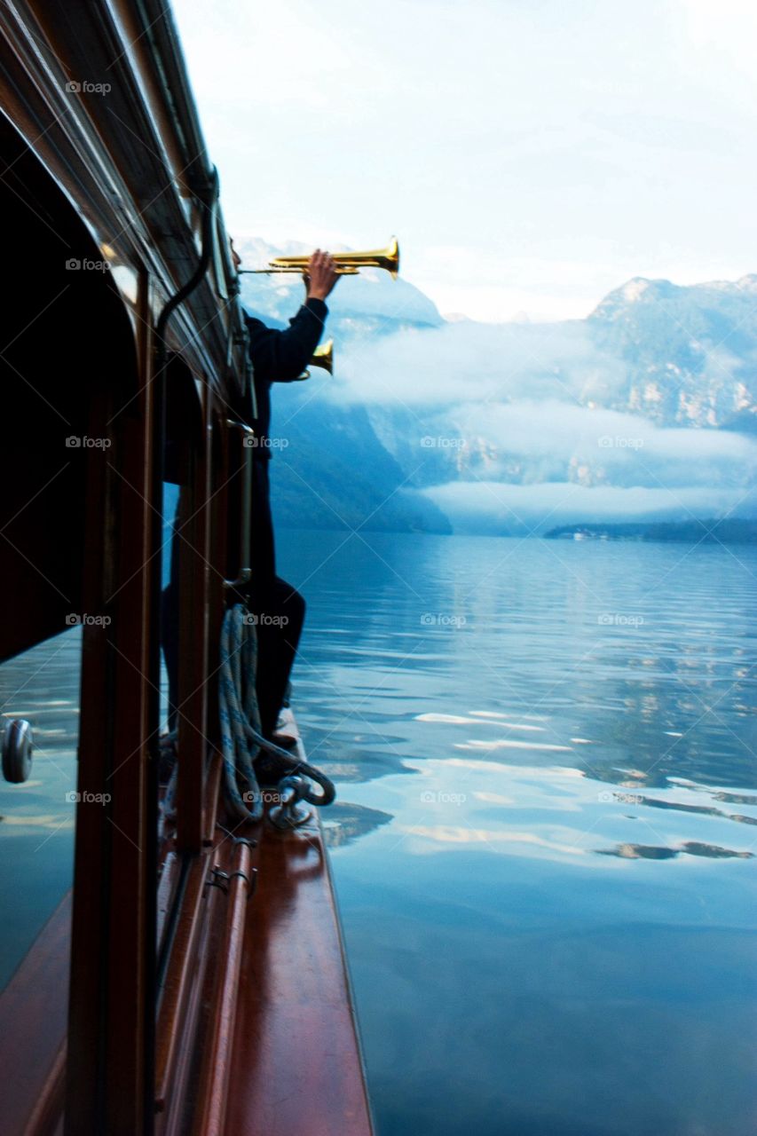 Trumpetor on Königssee 