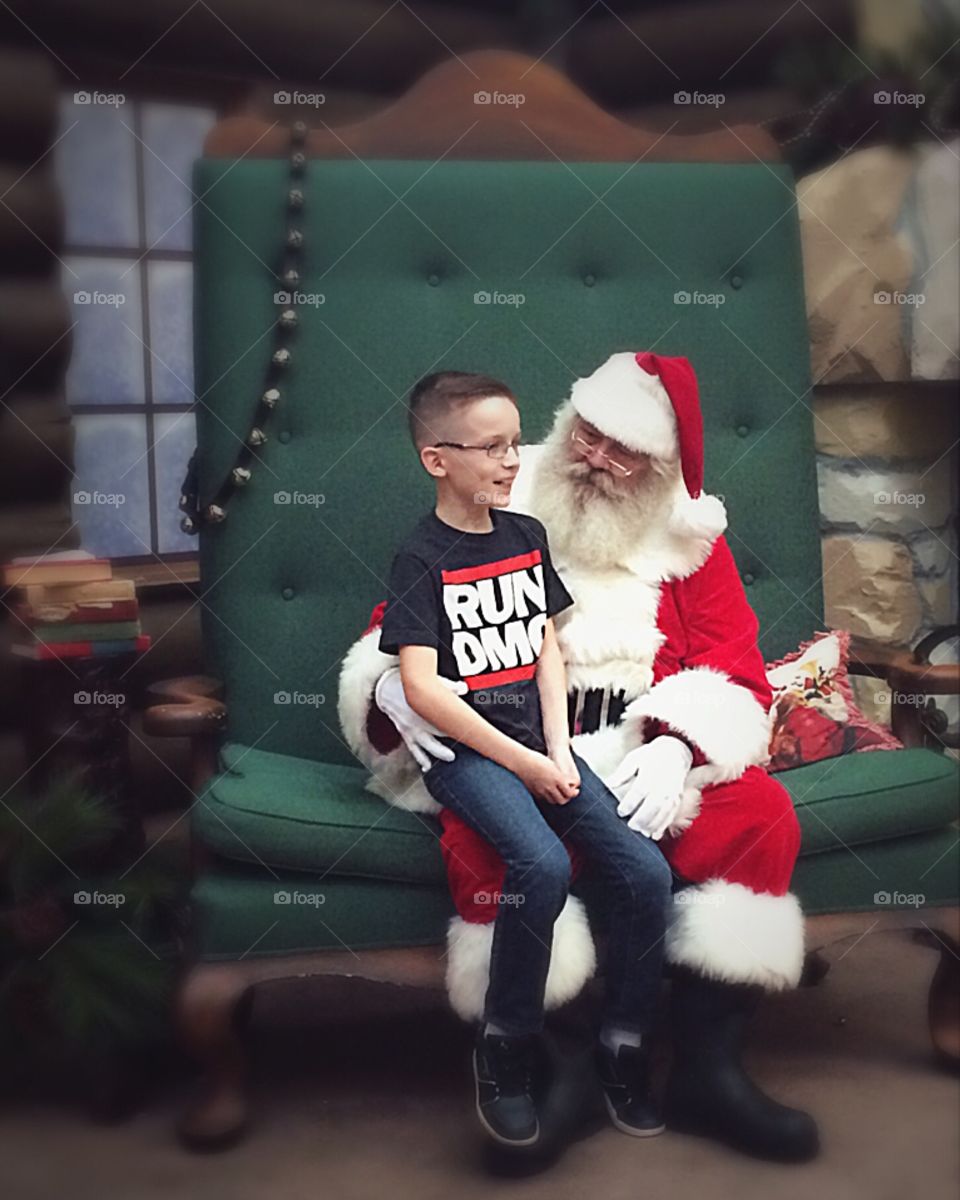 Talking to Santa 
