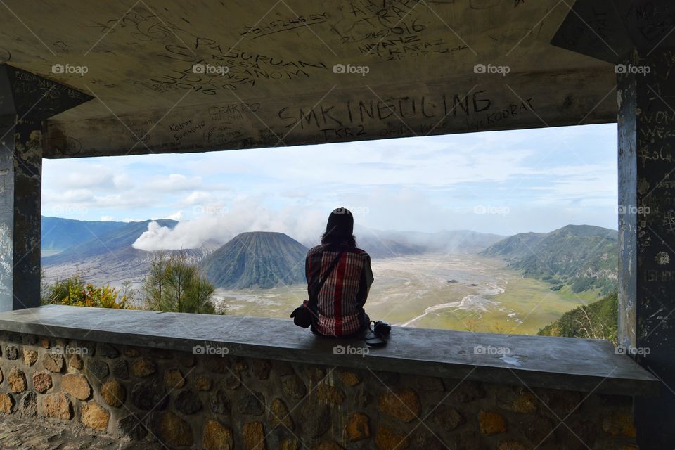 The beauty of Mount Bromo view from Seruni point