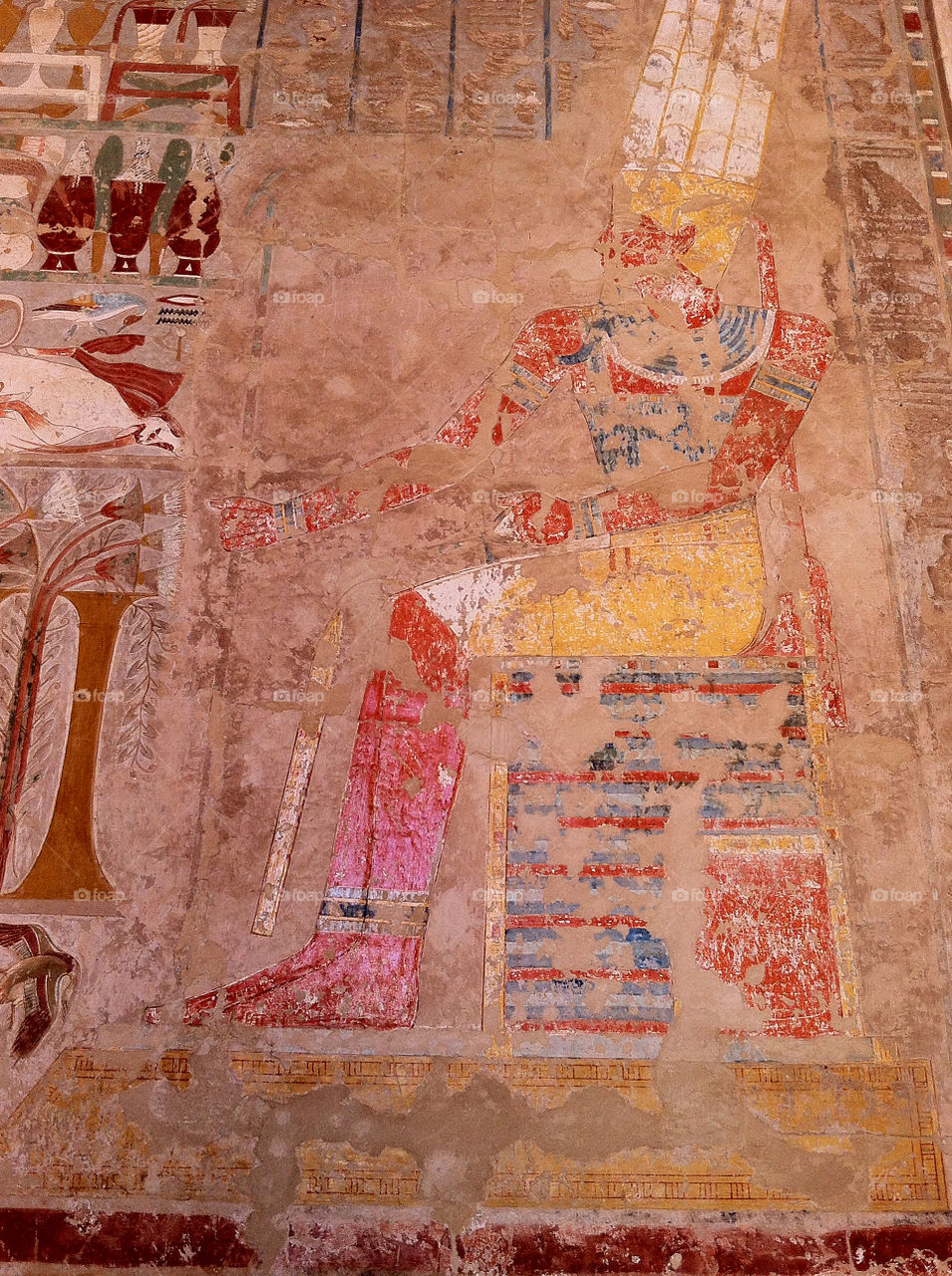 color painting temple egypt by emmam