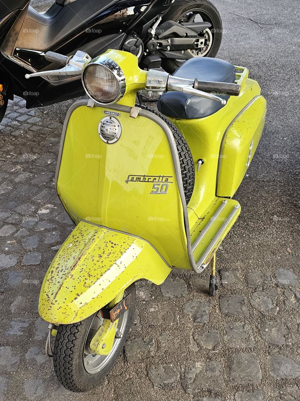 typical italian scooter