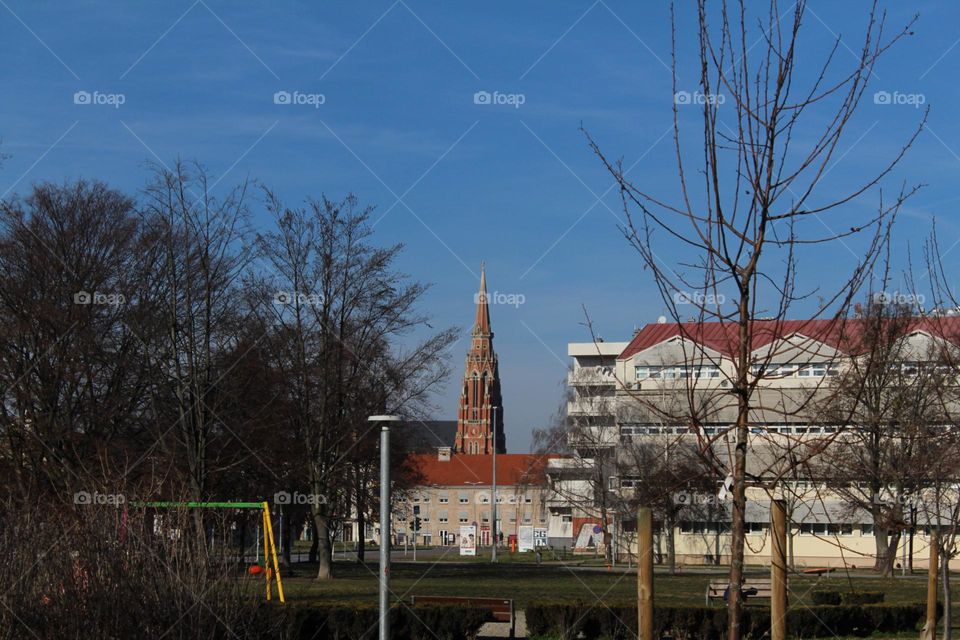 building  nature sky