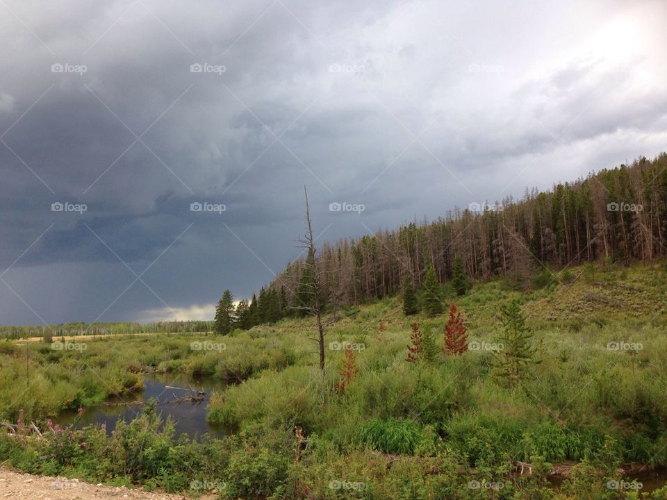 Storm in the mountains