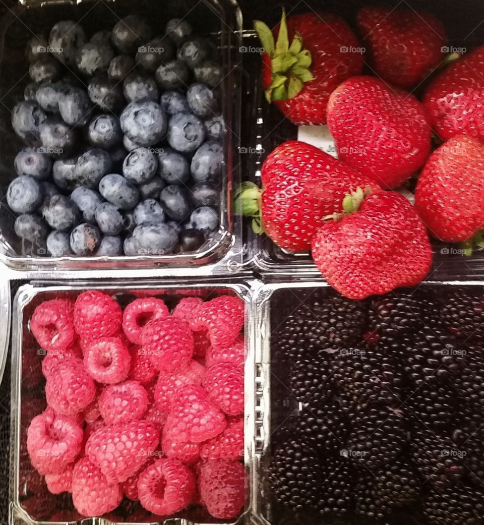 berries x 4