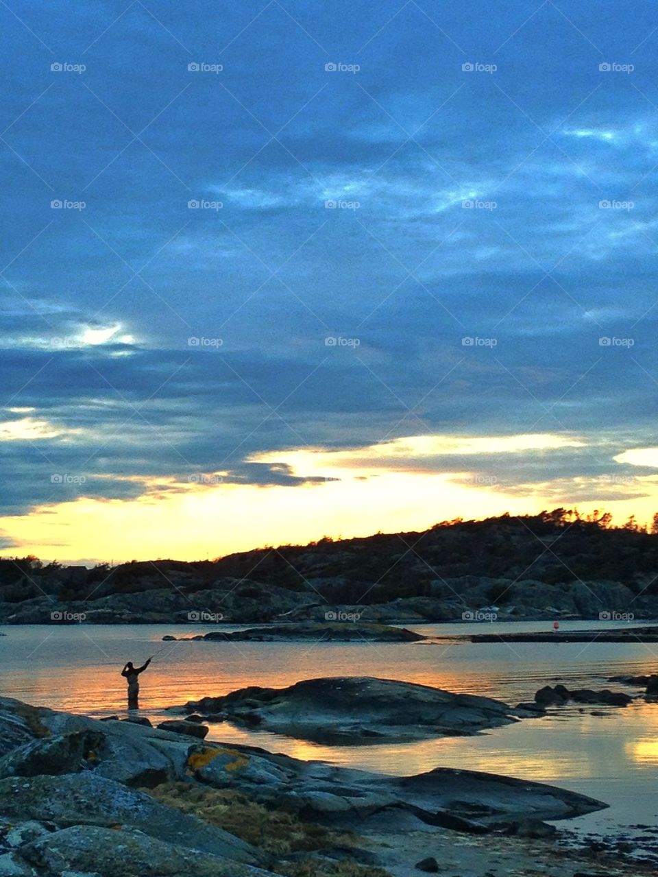 Evening fishing