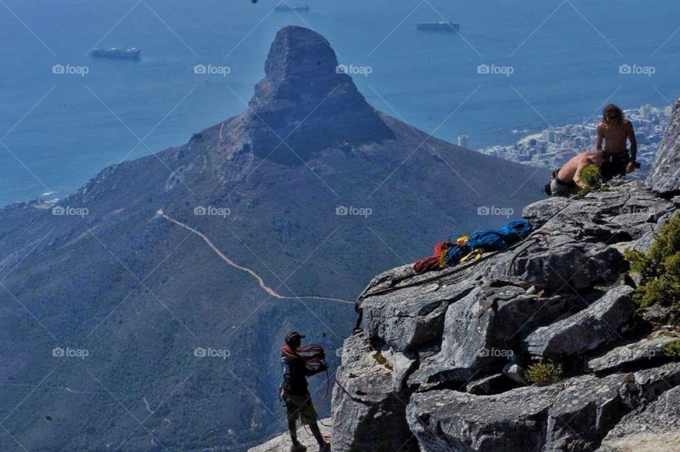 Hiking the Table mountain