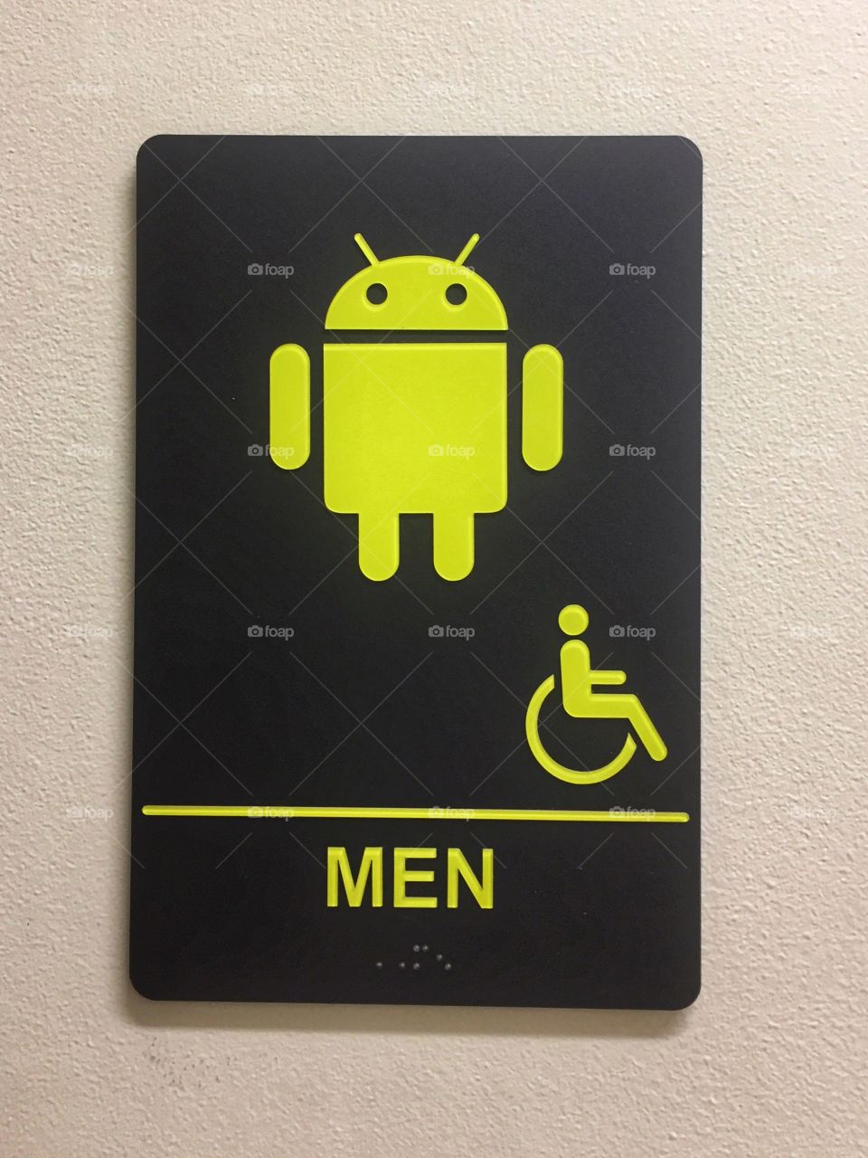 Android women toilet sign 