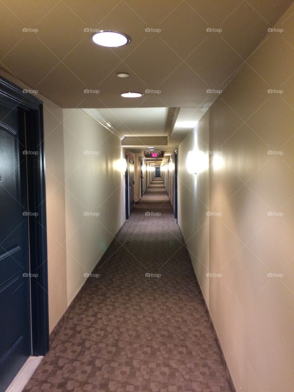 The long hallway