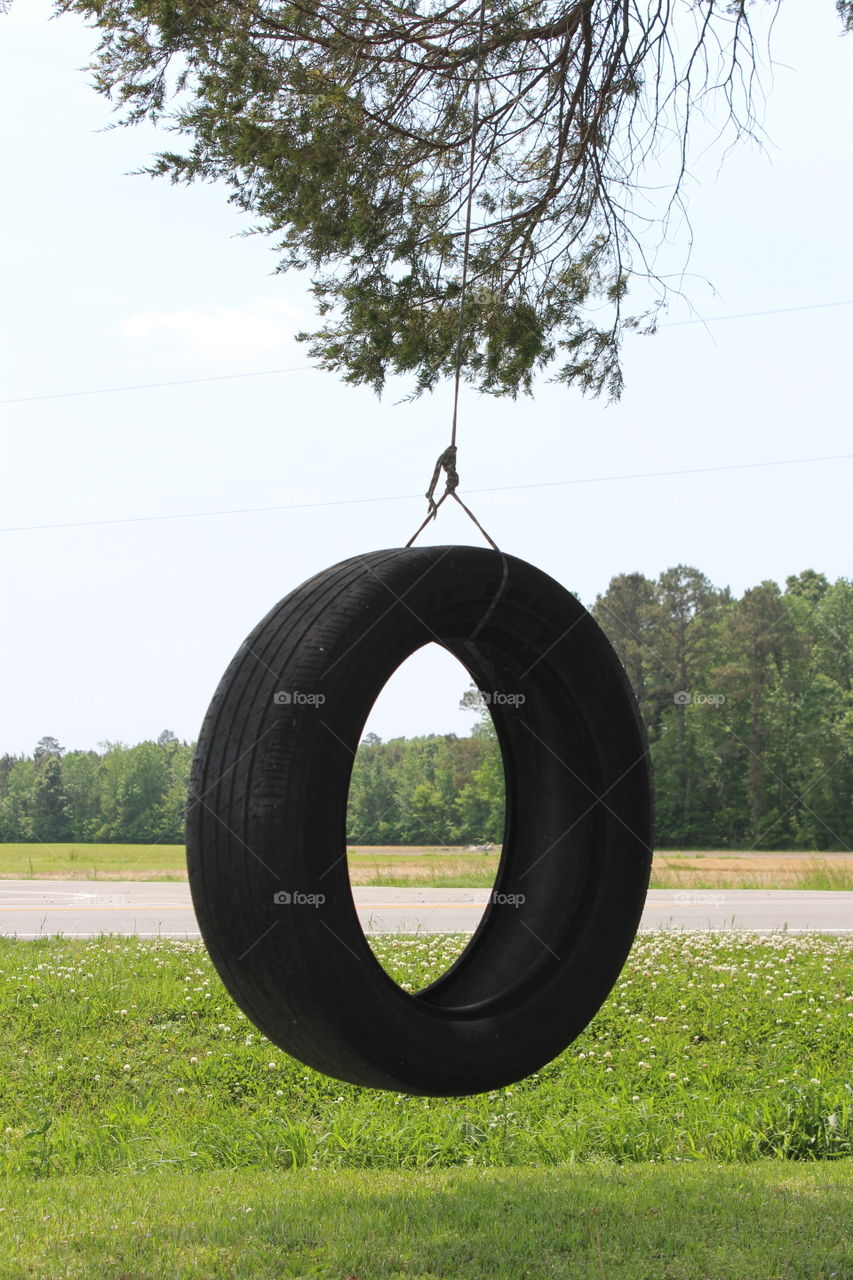 country tire swing