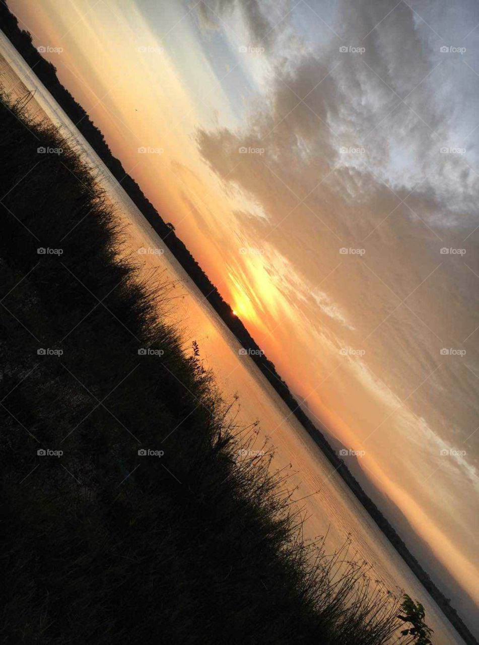 one day evining ....