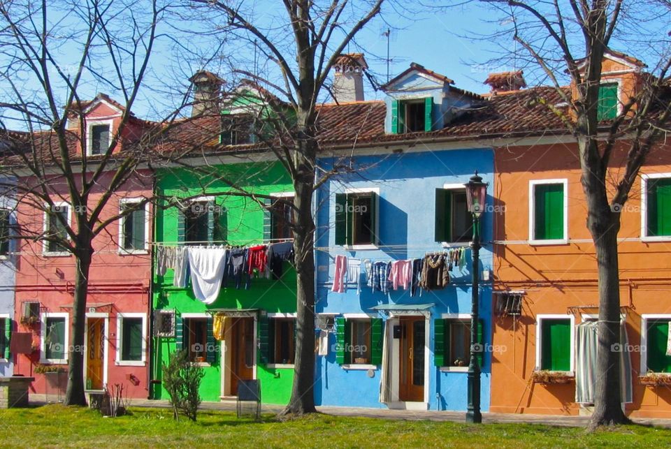 Colorful Houses, Burano Island, Venice, Italy