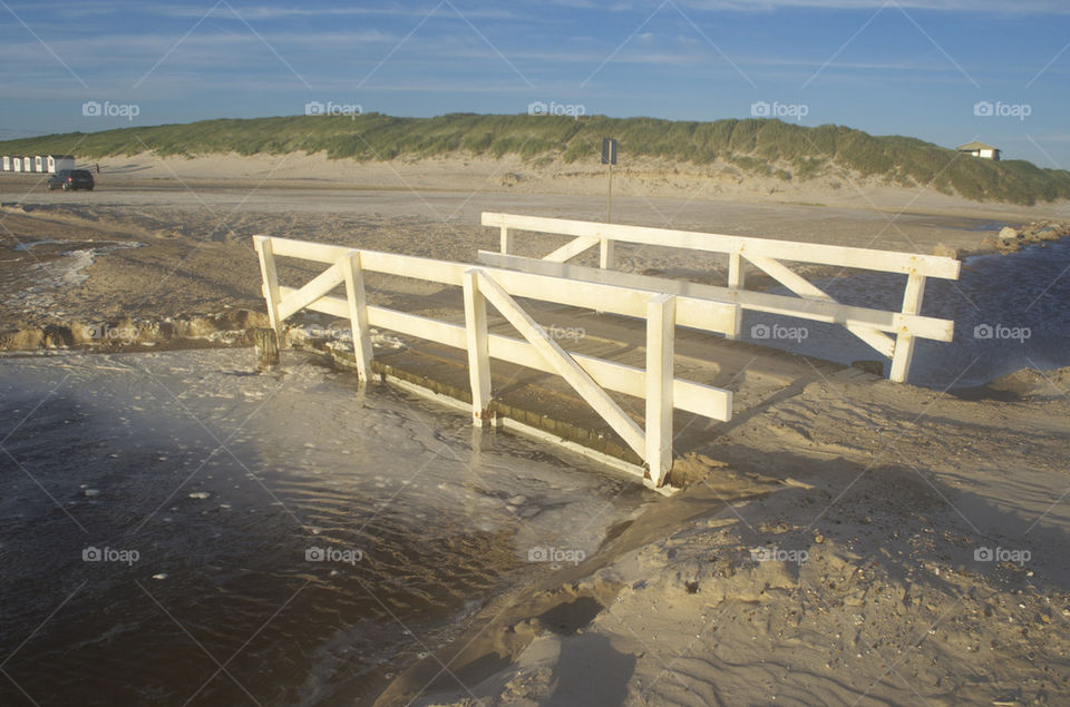 water sand bridge overflow by katago