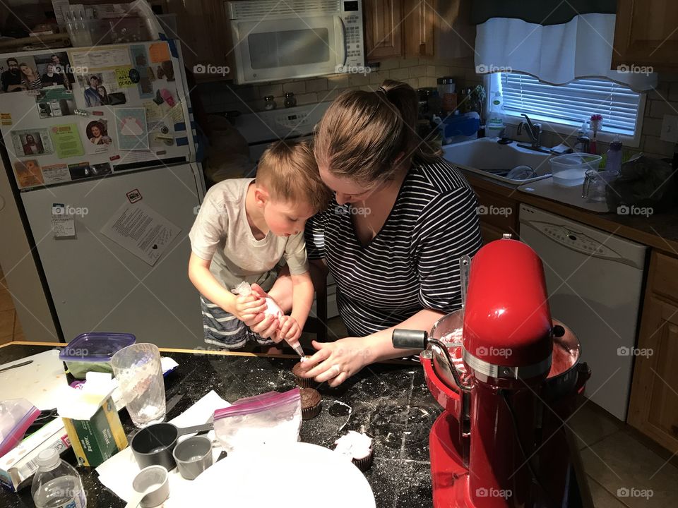 Baking with kids