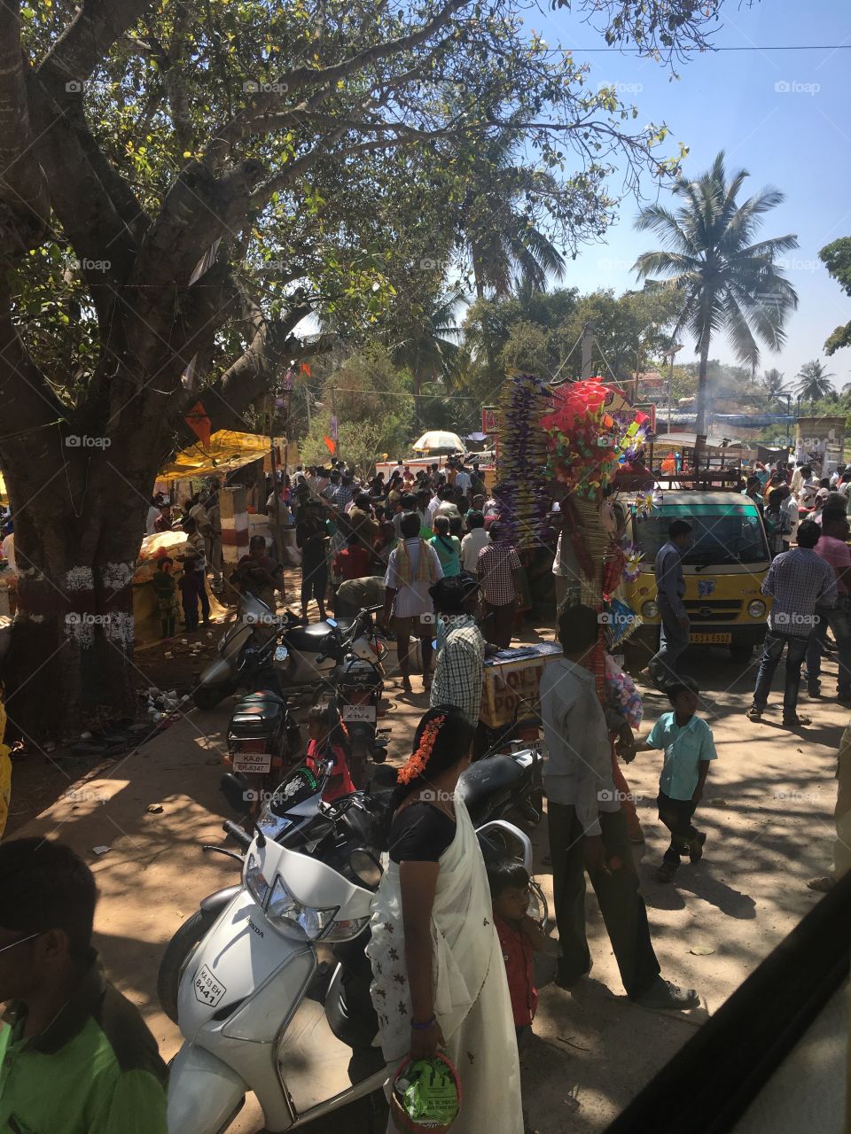 The streets of rural India