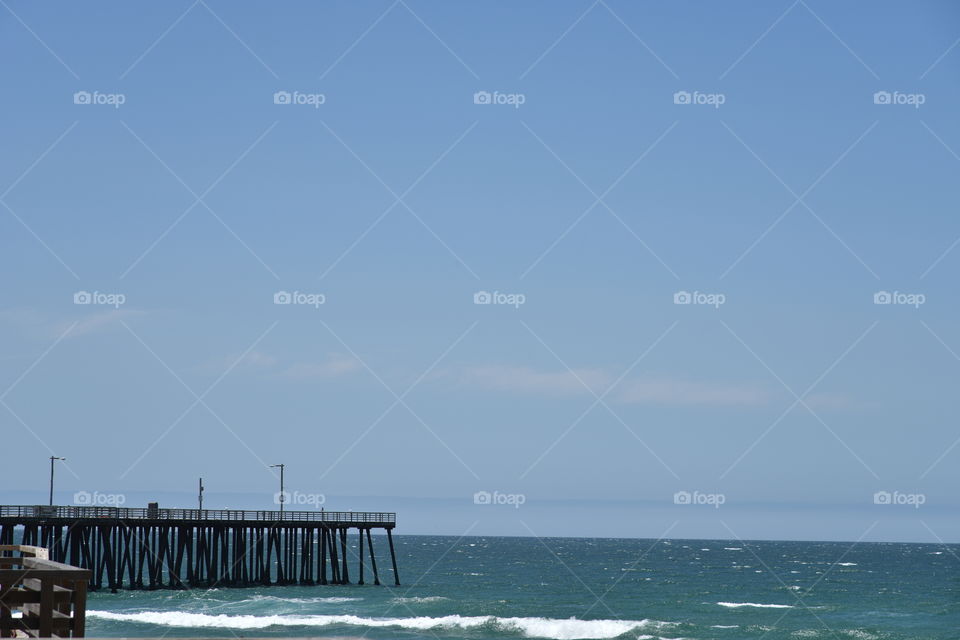 Pier on the ocean