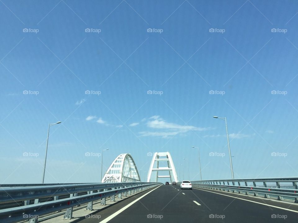 Bridge from Russia to Crimea