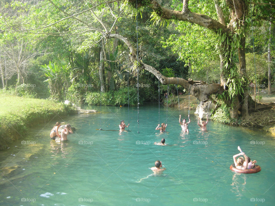 water blue lagoon tham phu kham blue lagoon vang vieng loas by convivialsins