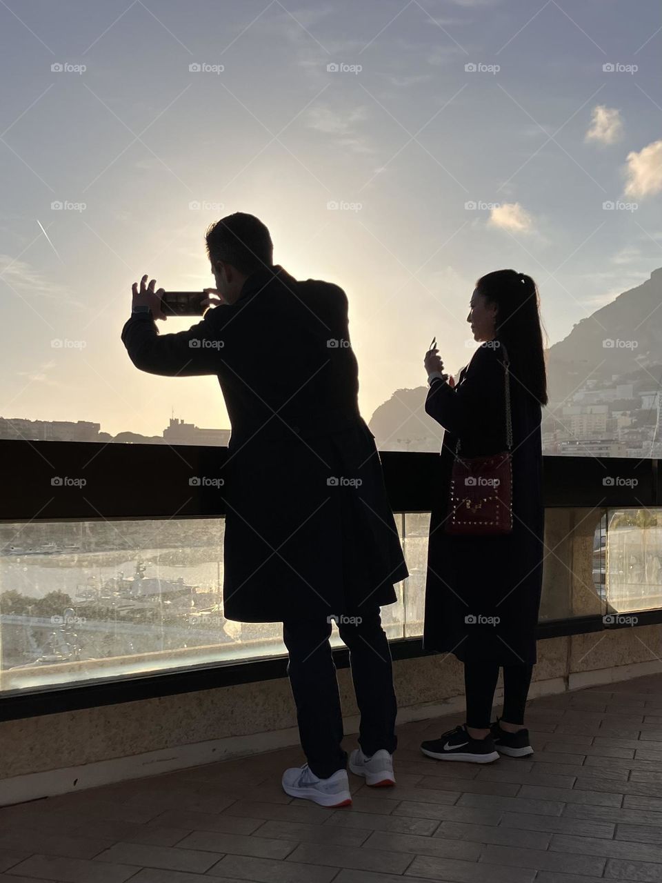 Photographers before sun