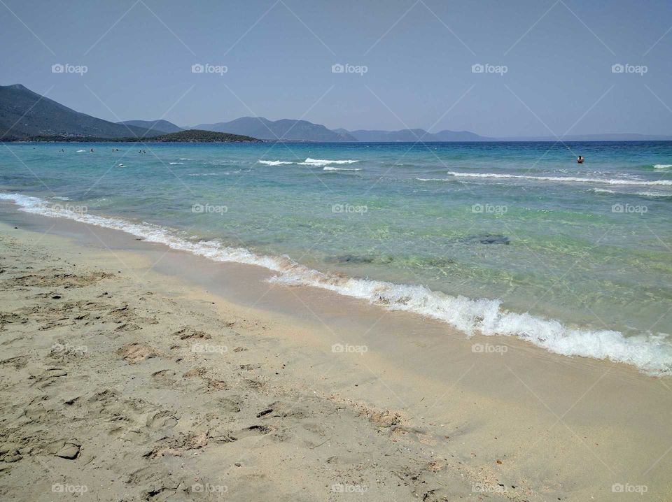 Greece summer beach