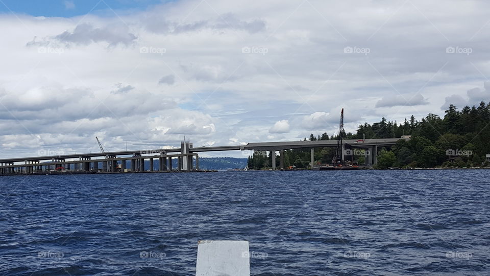 floating bridge over troubled waters