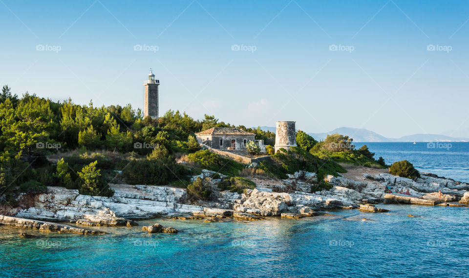 Scenic view of fiskardo bay