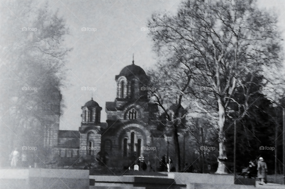 Saint Mark's Church in the city of Belgrade