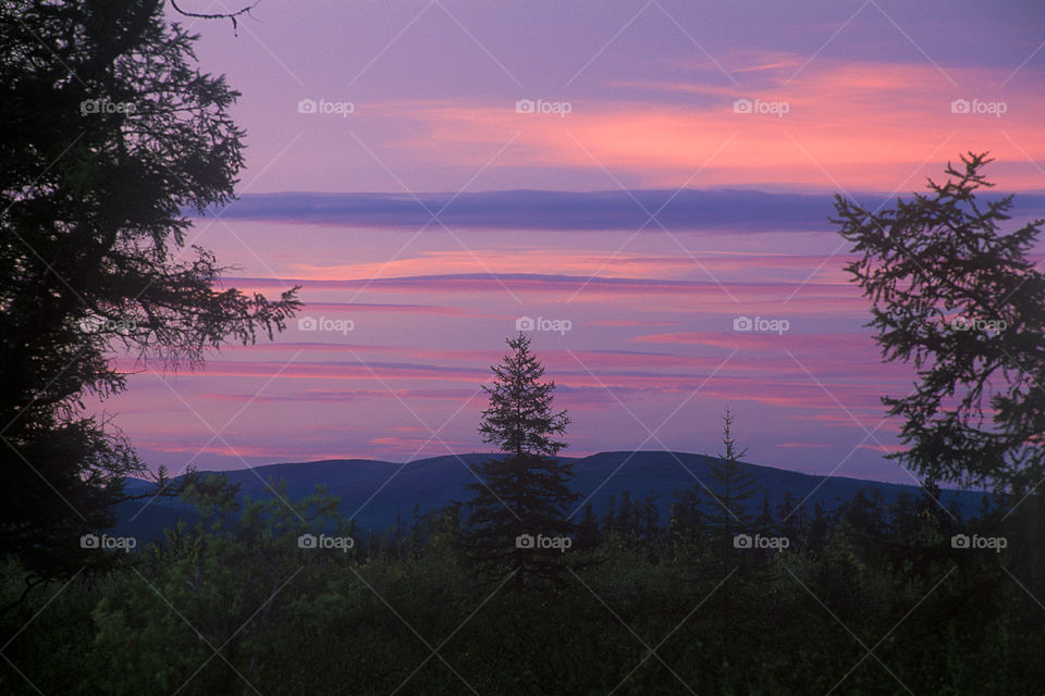 Sunset of Chukotka