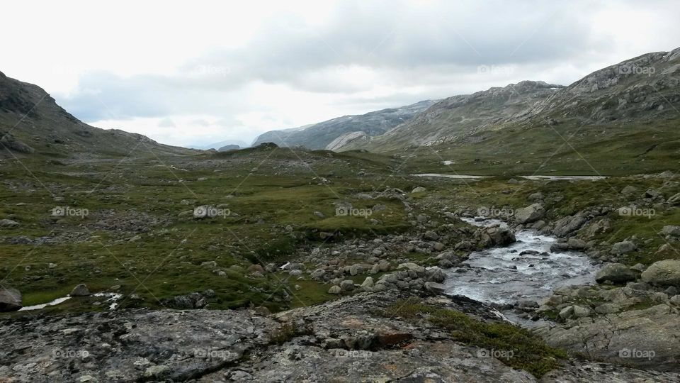 The rough nature in Norway