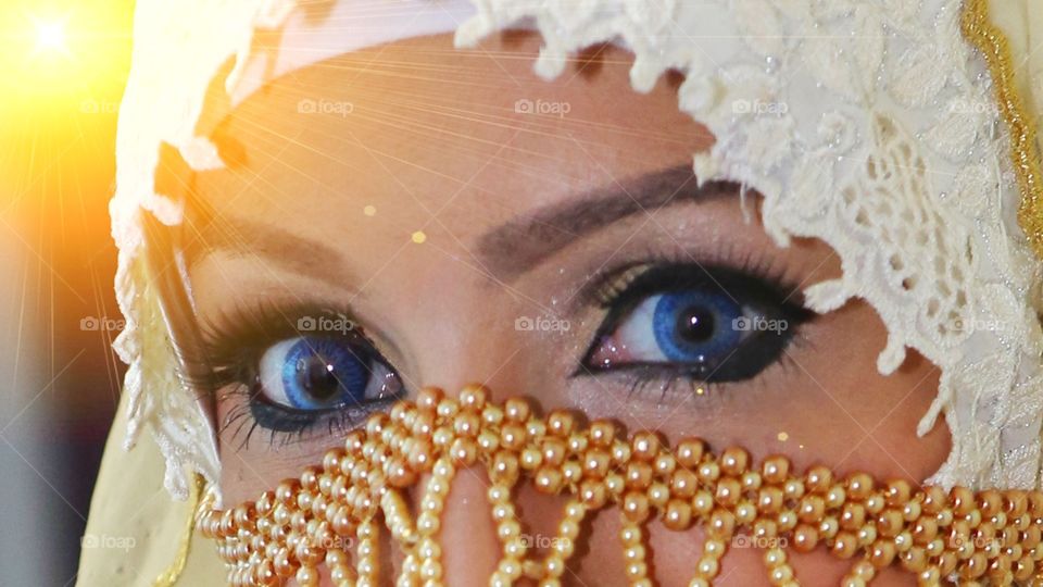 Beautiful Bride's Eyes