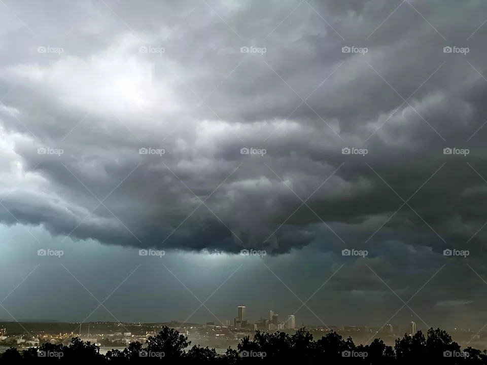 Storm over Tulsa 