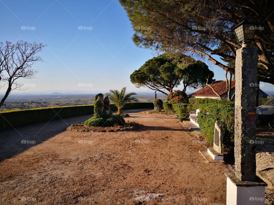 Garden, View, Penedo Monteiro, Castelo de Vide, Portugal