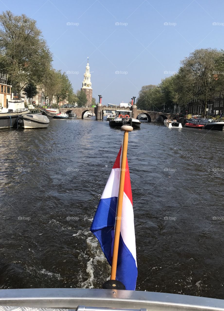 Canal ride in Amsterdam 